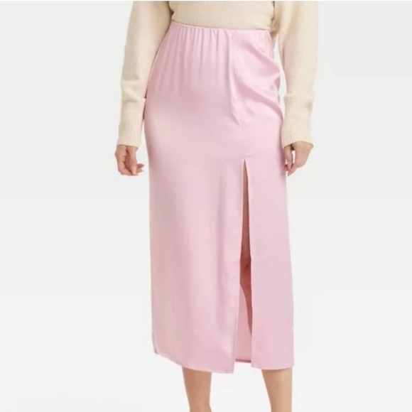 a new day Dresses & Skirts - A New Day Women's A-Line Maxi Slip Skirt bubblegum pink Size large